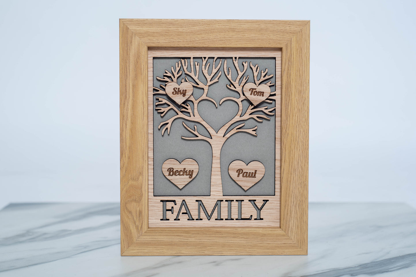 Oak Family Tree Frame