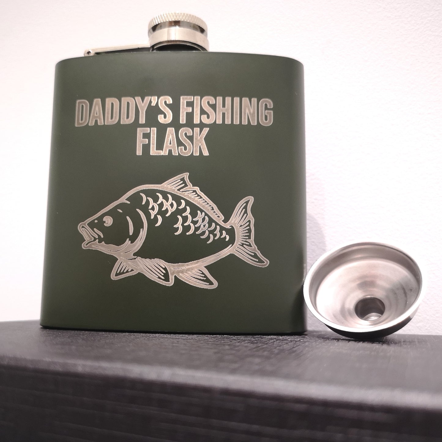 Personalised Fishing Hip Flask