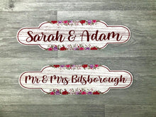 Load image into Gallery viewer, Floral Couples Sign - Made For You Gifts
