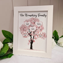 Load image into Gallery viewer, Personalised Family Tree White Frame
