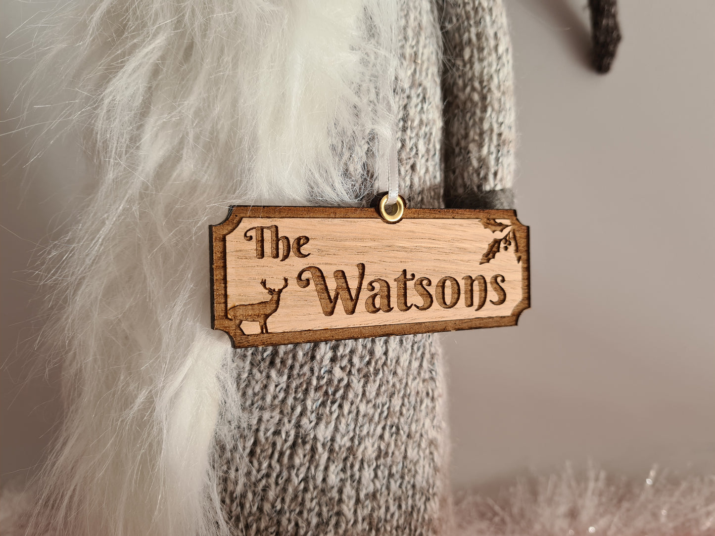 Road Sign Christmas Decoration