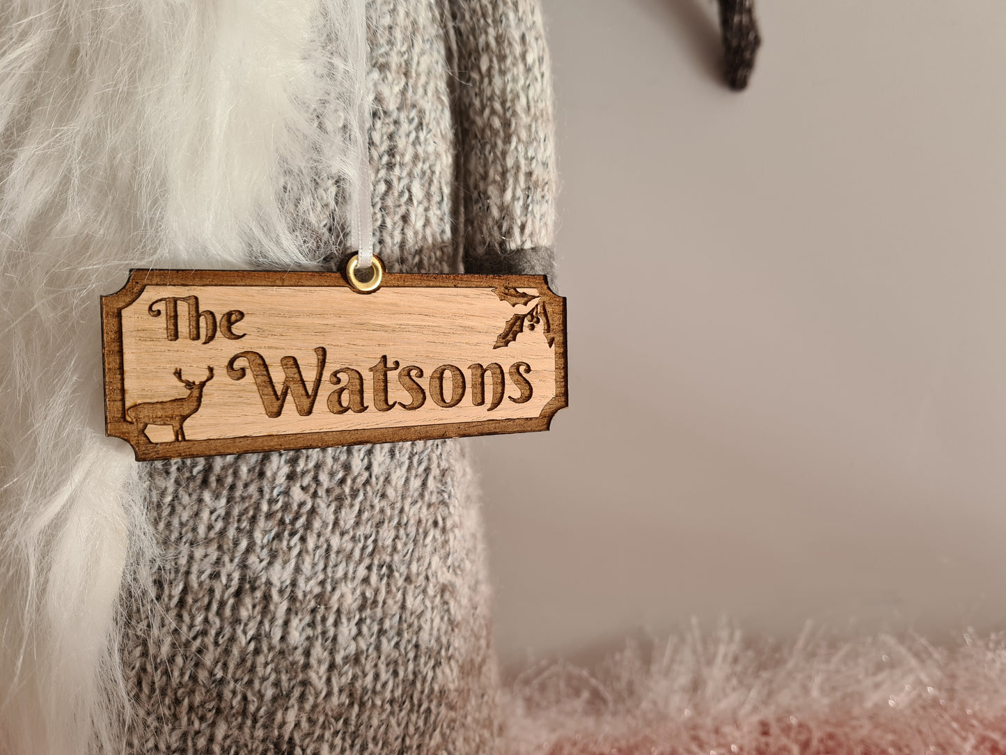 Road Sign Christmas Decoration