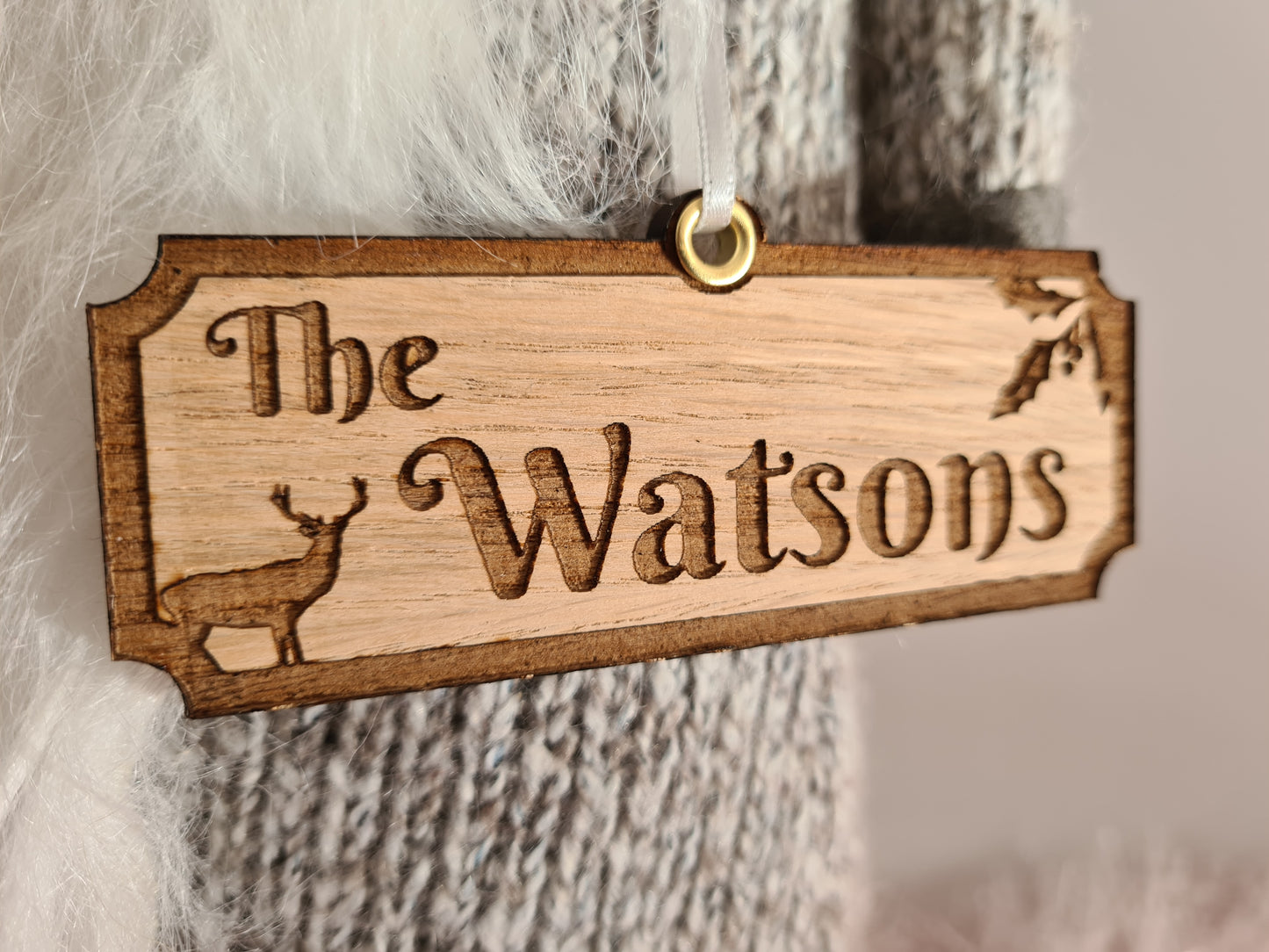 Road Sign Christmas Decoration