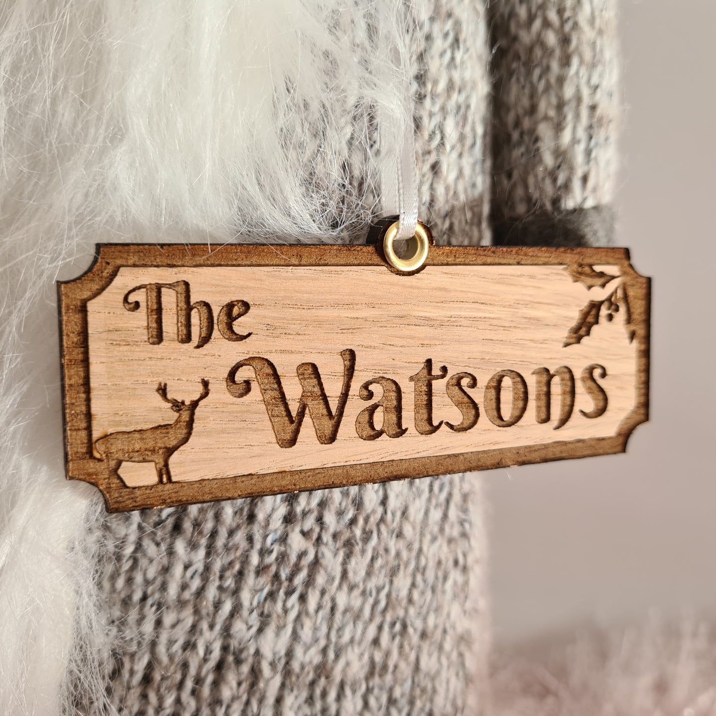 Road Sign Christmas Decoration