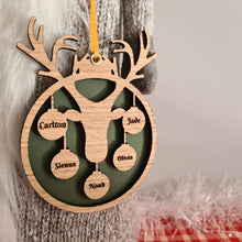 Load image into Gallery viewer, Reindeer Family Bauble
