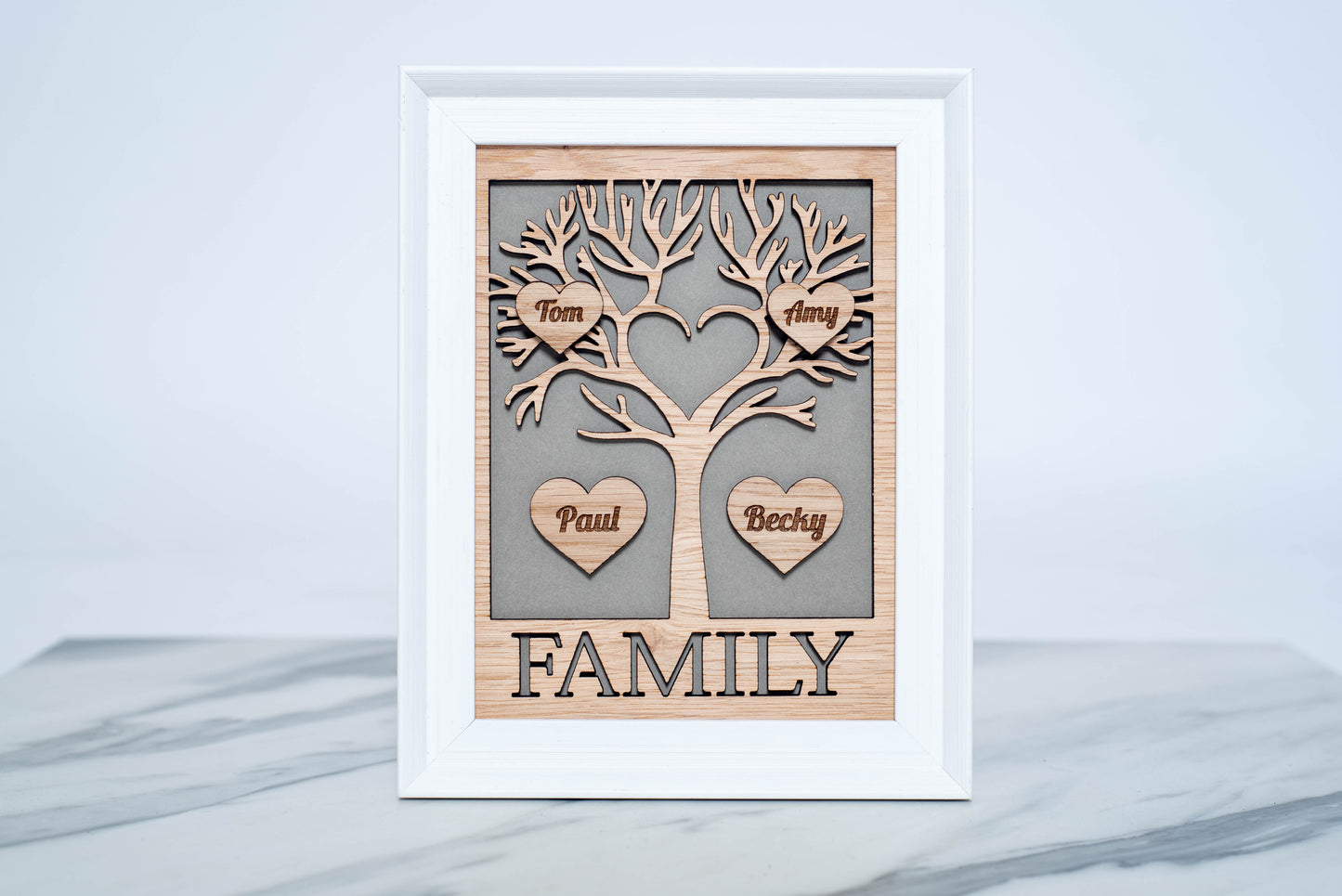Oak Family Tree Frame