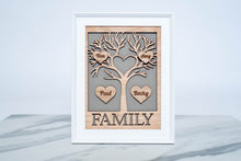 Load image into Gallery viewer, Oak Family Tree Frame
