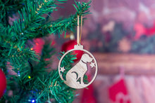 Load image into Gallery viewer, Oak Dog Christmas Tree Decoration
