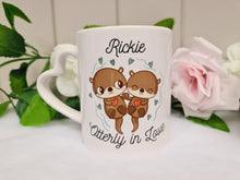 Load image into Gallery viewer, Cute Otters Valentine&#39;s Day Mugs
