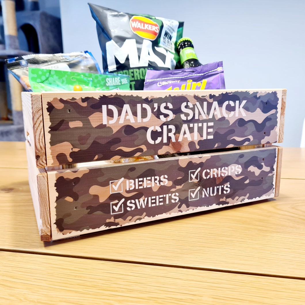 Camouflage Snack Crate