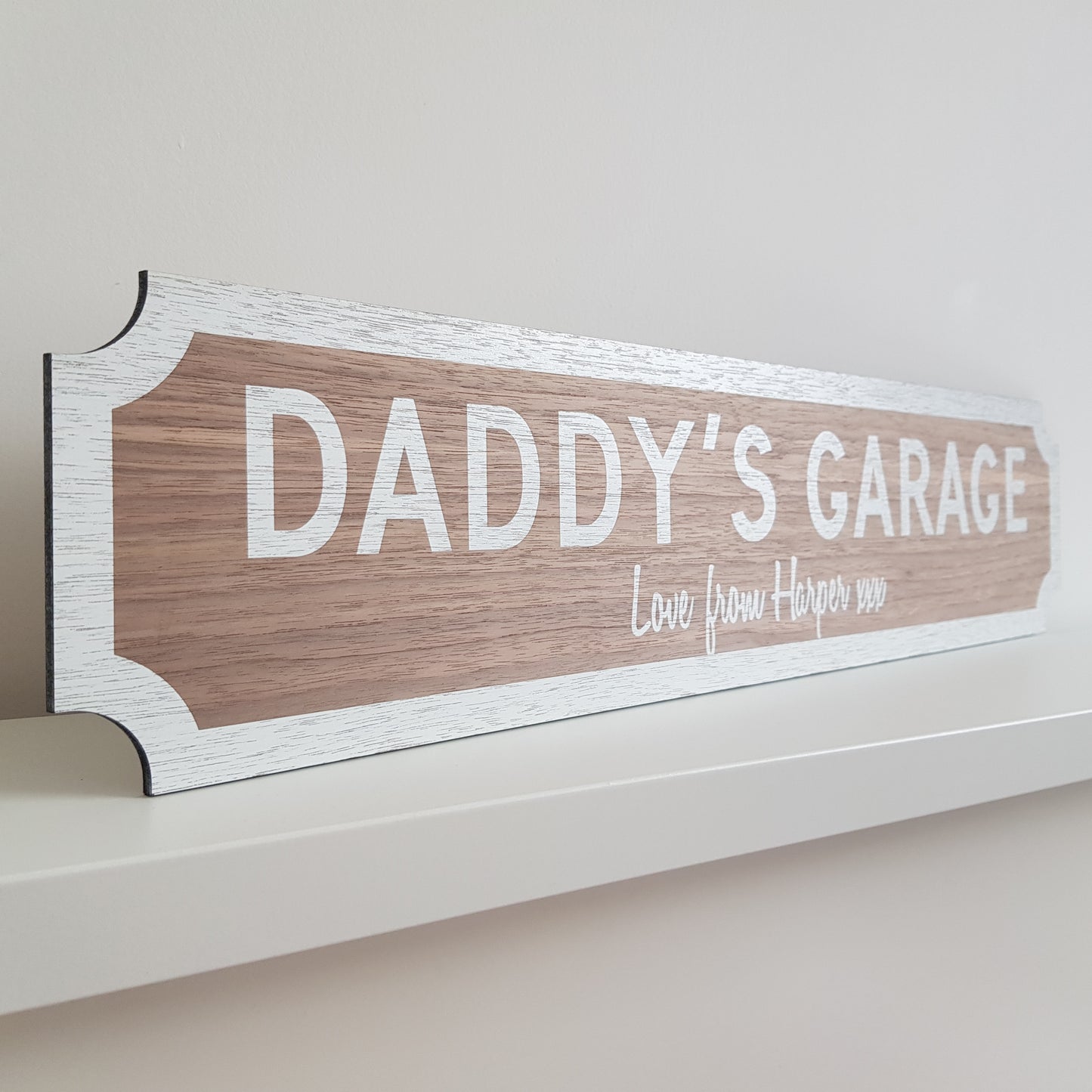 Wooden Personalised Garage Sign