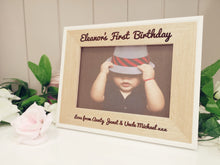 Load image into Gallery viewer, Personalised Engraved Photo Frame
