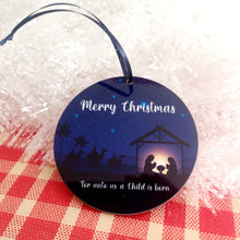 Load image into Gallery viewer, Nativity Christmas Bauble
