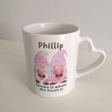 Load image into Gallery viewer, &#39;Gnome Is Where The Heart Is&#39; Personalised Mug
