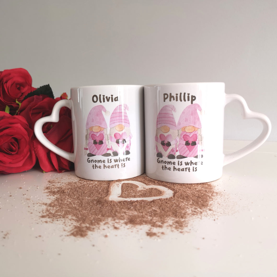 'Gnome Is Where The Heart Is' Personalised Mug