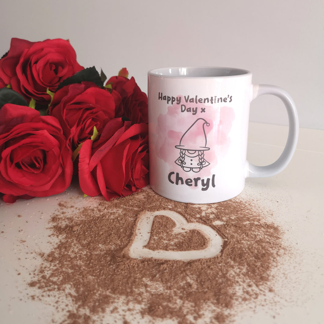 Valentine's Water Colour Gonk Mug