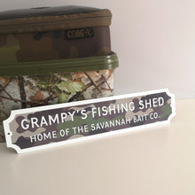 Load image into Gallery viewer, Camouflage Design Mini Personalised Street Sign, Bar Sign
