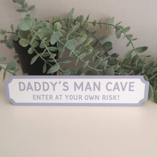 Load image into Gallery viewer, White and Pastel Coloured Mini Personalised Street Sign, Bar Sign
