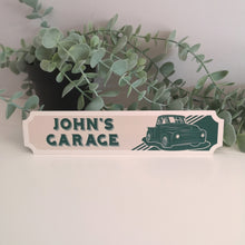 Load image into Gallery viewer, Vintage Style Car Street Sign
