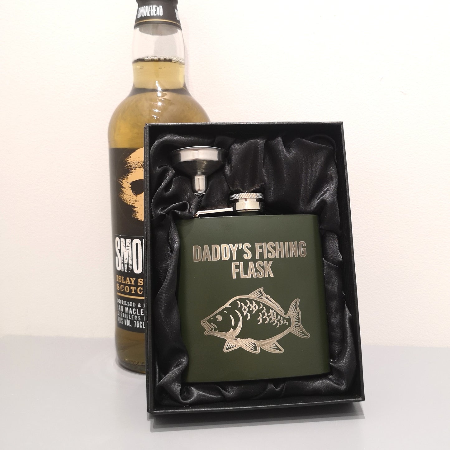 Personalised Fishing Hip Flask