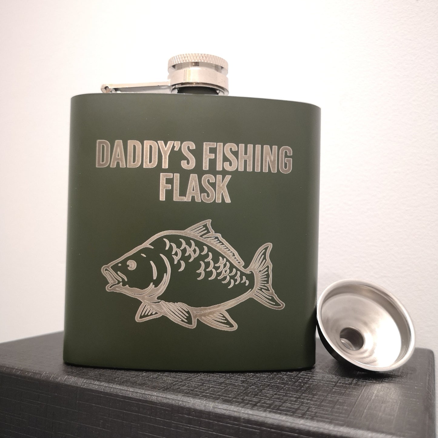 Personalised Fishing Hip Flask
