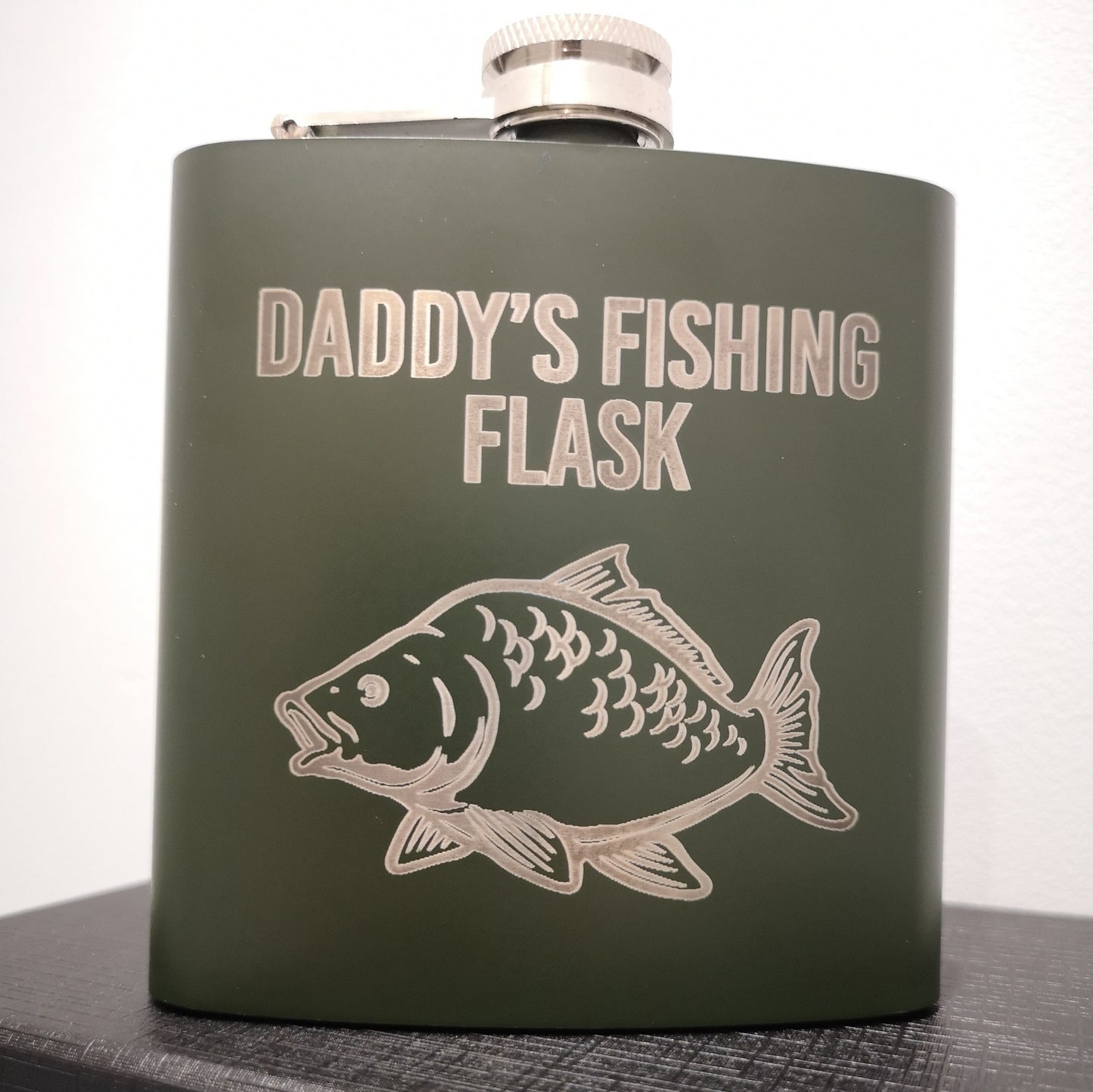 Personalised Fishing Hip Flask