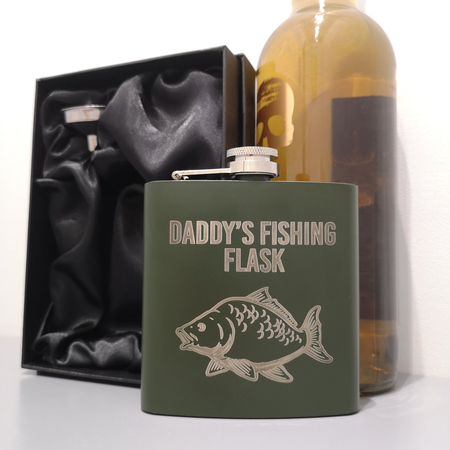 Personalised Fishing Hip Flask