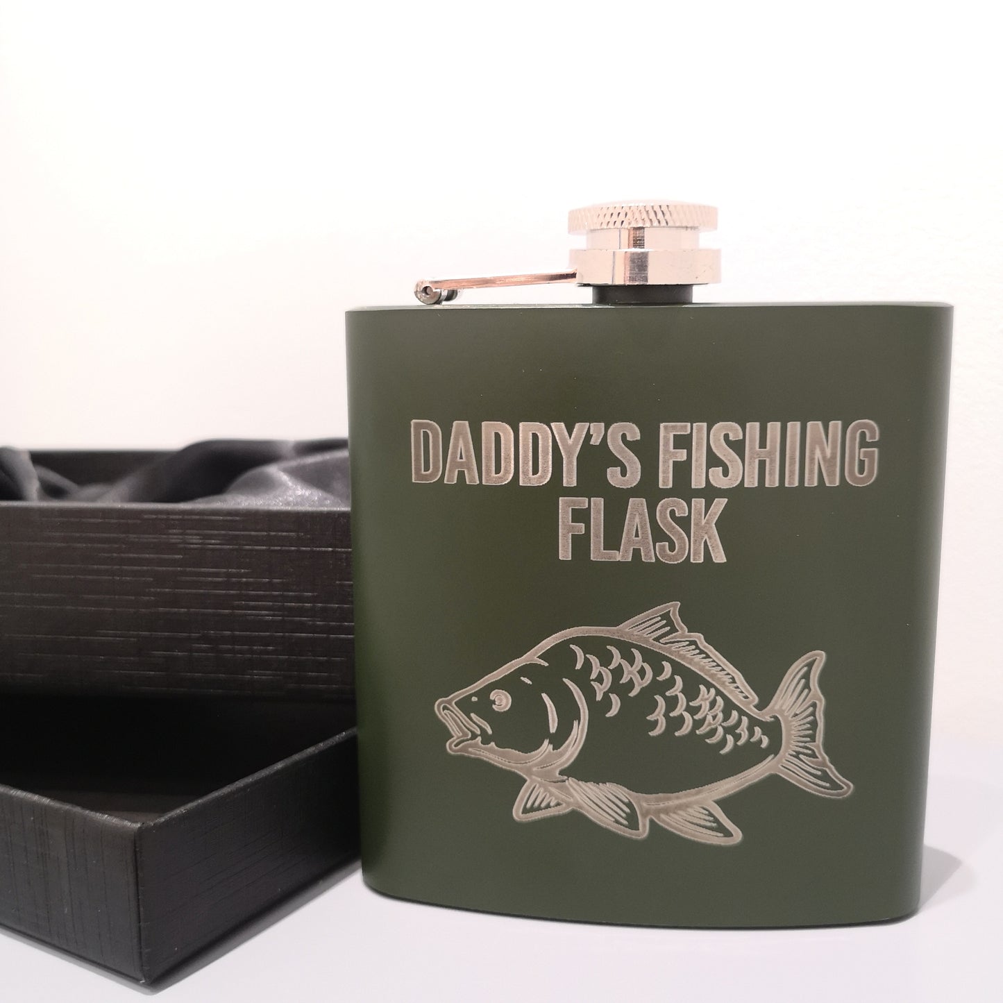 Personalised Fishing Hip Flask