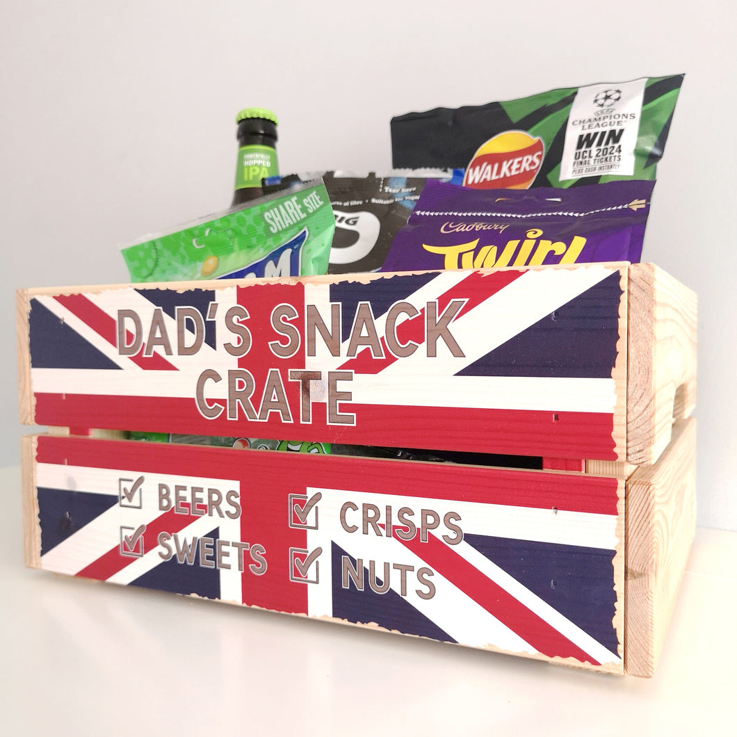 Union Flag Snack Crate