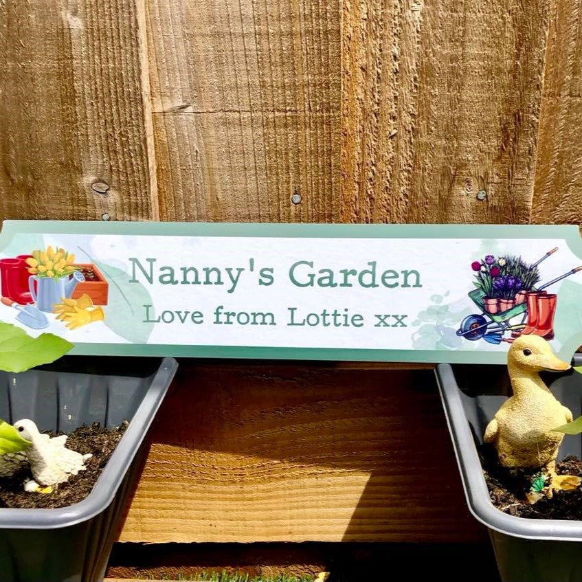 Personalised Garden Sign