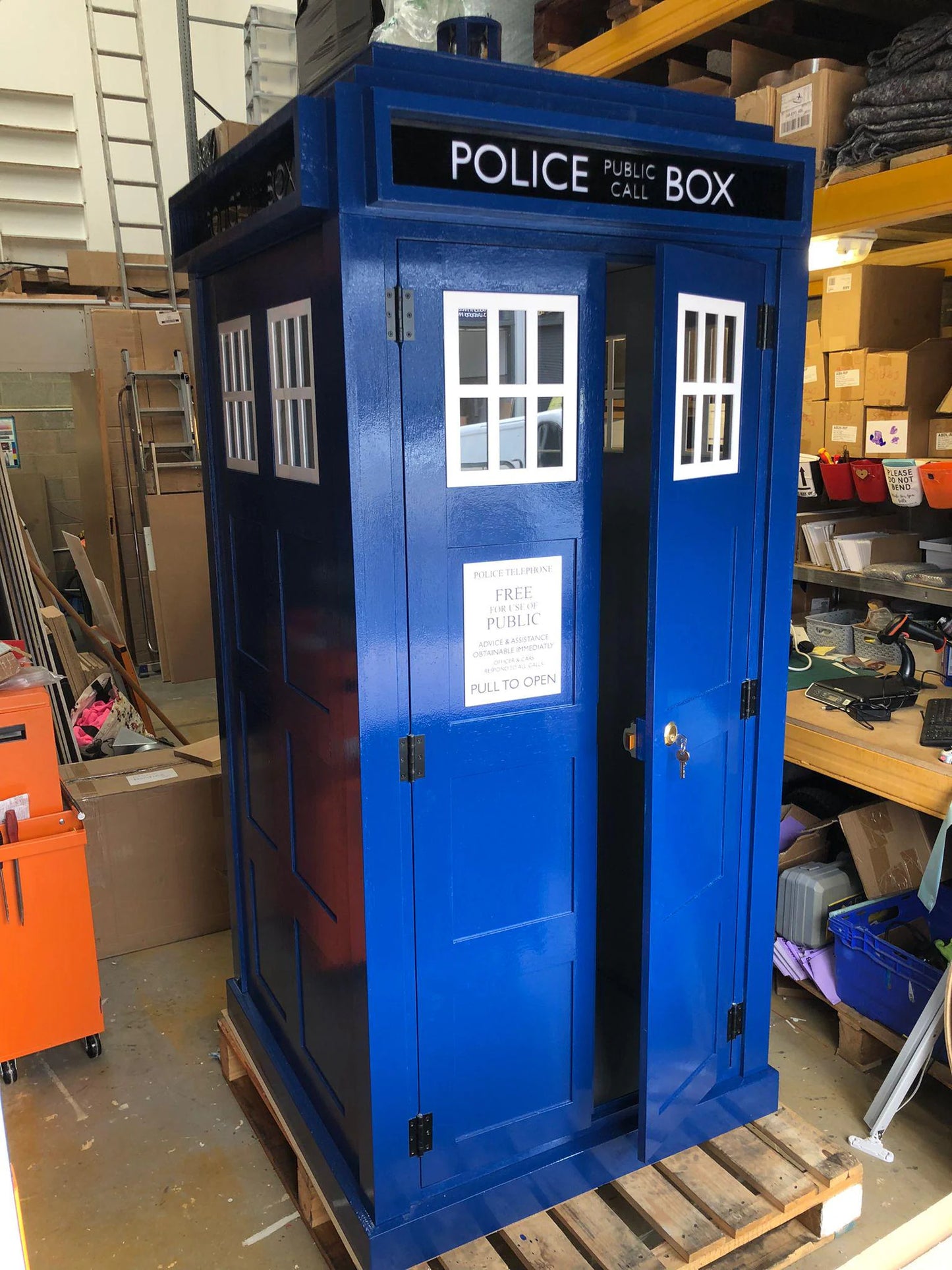 TARDIS Police Phone Box Photo Booth