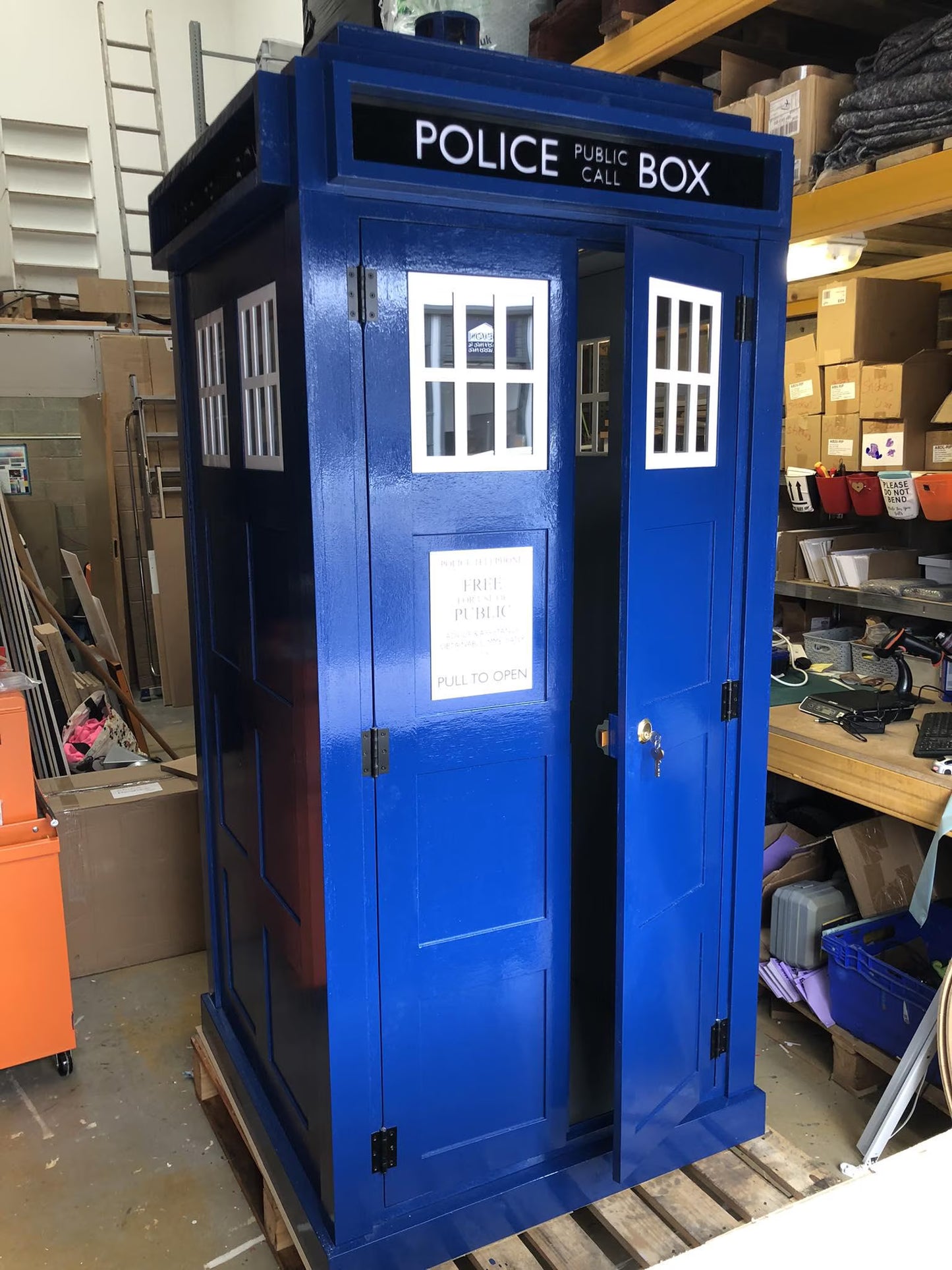 TARDIS Police Phone Box Photo Booth