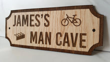 Load image into Gallery viewer, Oak Man Cave Sign
