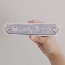 Load and play video in Gallery viewer, Personalised Monster Hands Halloween Sign
