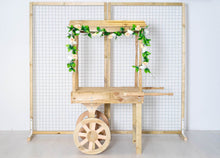 Load image into Gallery viewer, Rustic Style Wooden Sweet Cart - Wedding - Event
