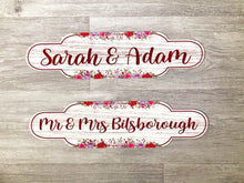 Load image into Gallery viewer, Floral Couples Sign - Made For You Gifts
