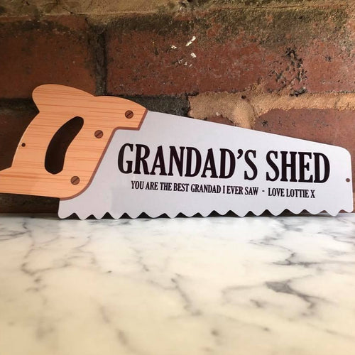Metal Saw Sign - Made For You Gifts