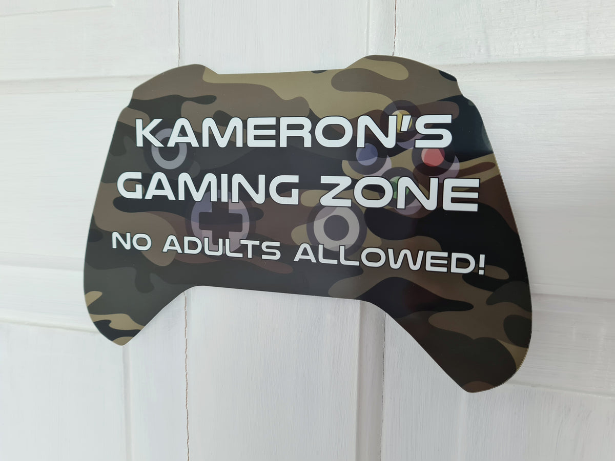 Game Controller Signs Games Controller Sign – Made For You Gifts