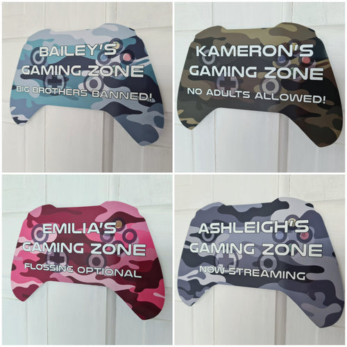Games Controller Sign - Made For You Gifts
