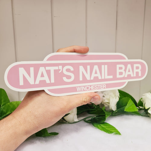 Pastel Train Signs - Made For You Gifts