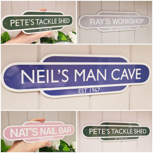 Personalised Train Sign - Made For You Gifts