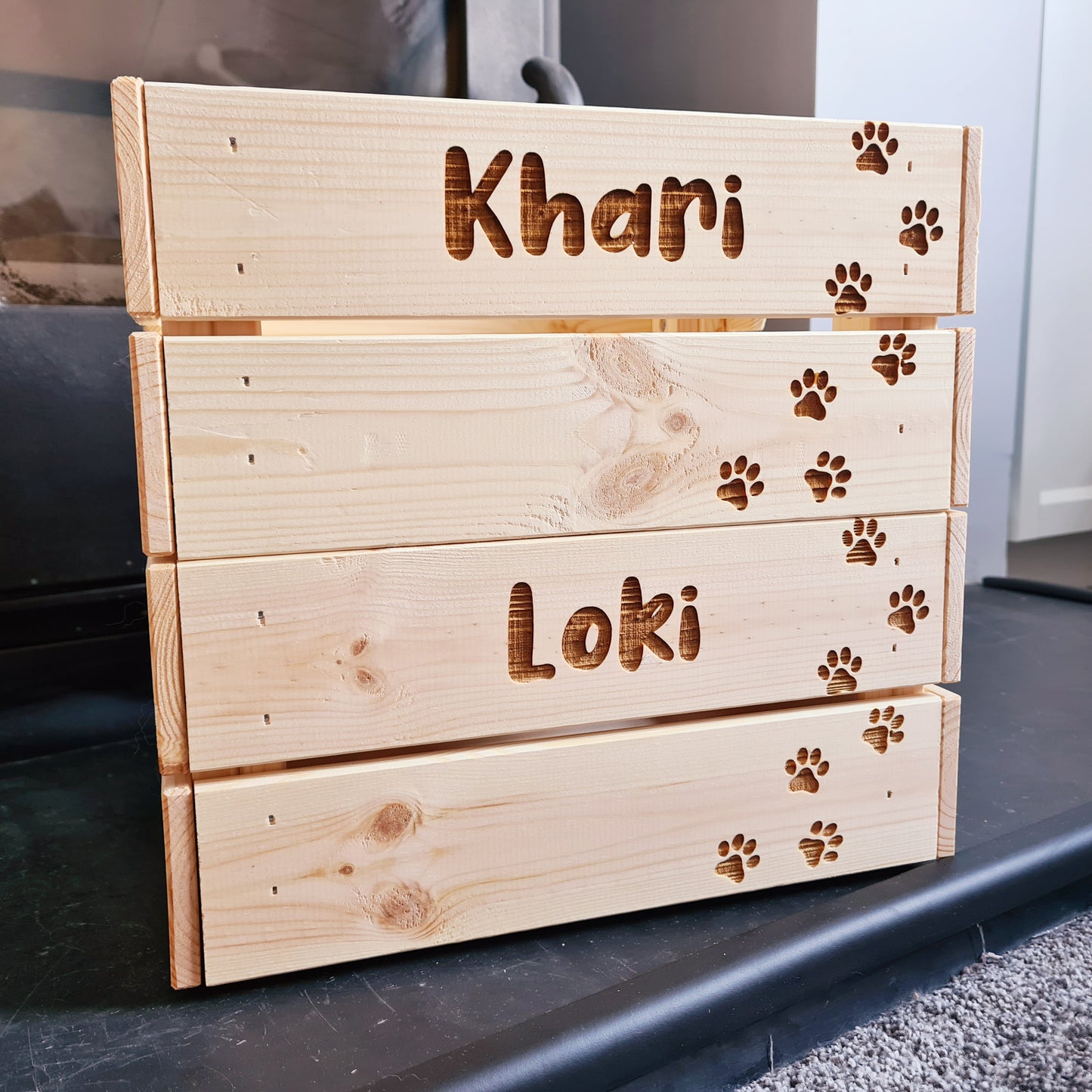 Personalised Pet Crate - Made For You Gifts