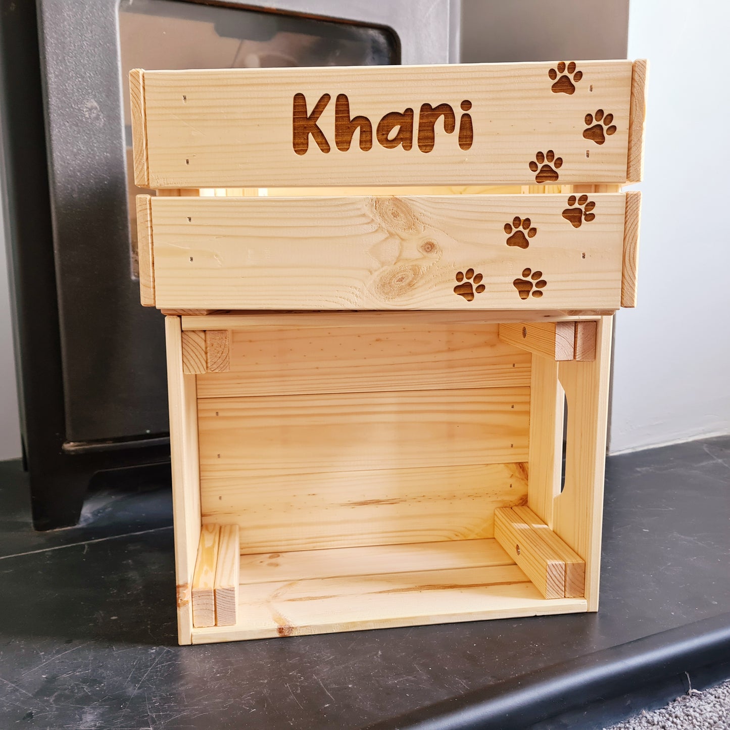 Personalised Pet Crate - Made For You Gifts