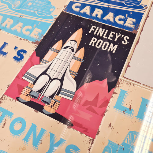 Space Room Sign - Made For You Gifts