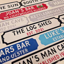 Load image into Gallery viewer, Mini Personalised Street Sign - Made For You Gifts
