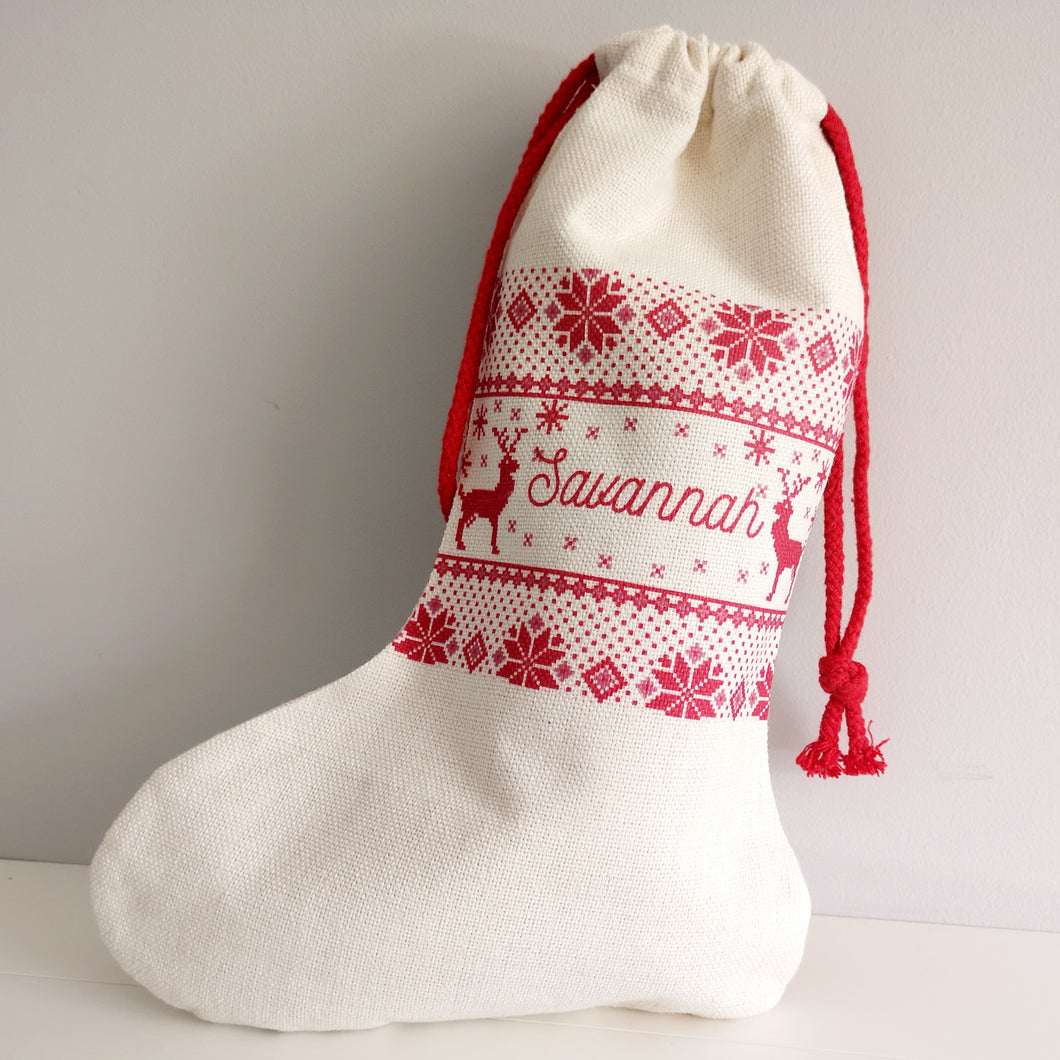 Knit Pattern Stocking (Add-On, Do Not Remove)