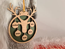 Load image into Gallery viewer, Reindeer Family Bauble
