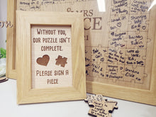 Load image into Gallery viewer, Wedding Puzzle Guestbook - Made For You Gifts

