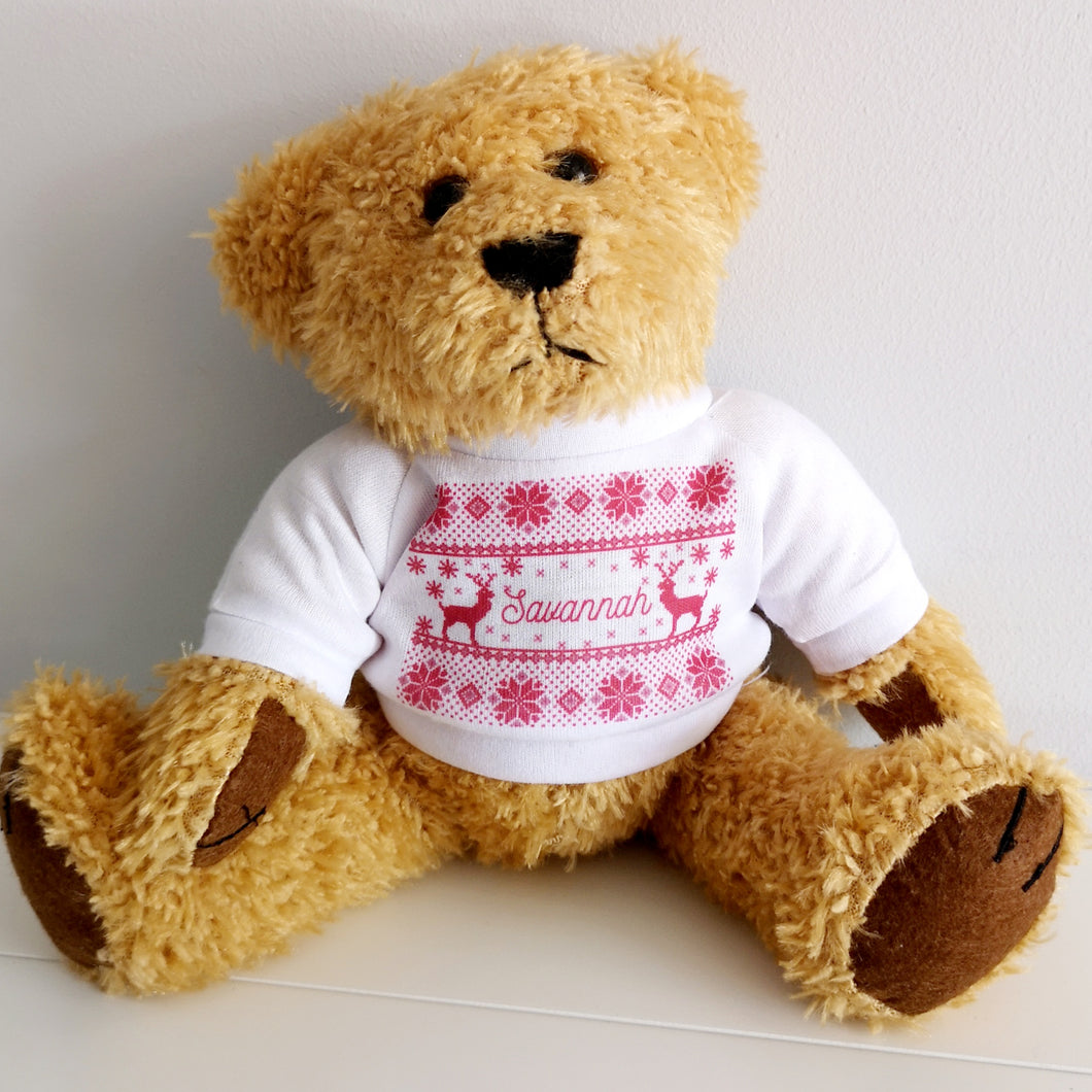 Knit Pattern Small Teddy (Add-On, Do Not Remove)
