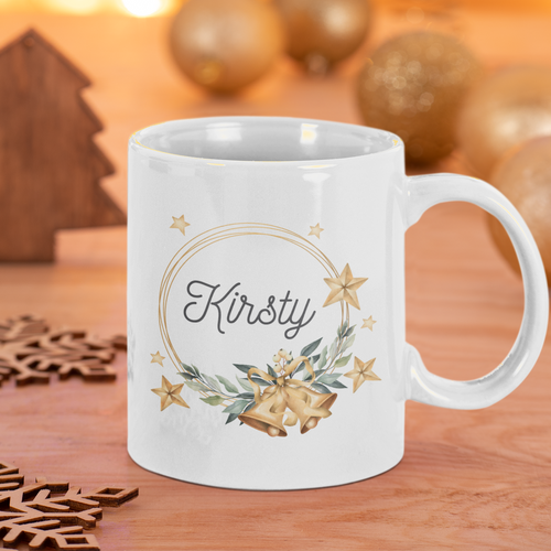 Christmas Floral Mug - Made For You Gifts